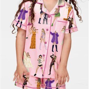Taylor Swift Music Artists Kids Pajama Set XL | NWOT | Sleepover Favorite